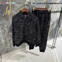Ensemble deux pièces pour homme, veste zippée et pantalon de jogging, vêtements de sport décontractés respirants et légers pour le printemps, tenue de sport tendance