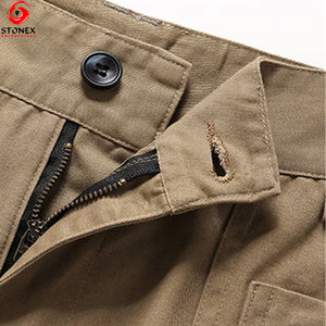 Pantalon cargo pour homme de haute qualité, léger, décontracté, confortable, au meilleur design, nouvelle arrivée, impression de logo personnalisée, 4 poches sur le devant, 100% - Product Image 4