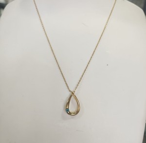 สร้อยคอชุบทอง18K สำหรับผู้หญิงประดับเหรียญรูปดอกเชอรี่ประดับลูกปัดสแตนเลส - Product Image 5