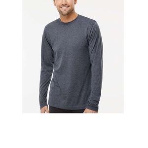 เสื้อยืดออกกำลังกายพิมพ์โลโก้ตามสั่งสำหรับผู้ชาย คุณภาพดีที่สุด แขนยาว สวมใส่สบาย ระบายอากาศได้ดี ผ้าถัก ไซส์ใหญ่ ดีไซน์เรียบ - Product Image 6