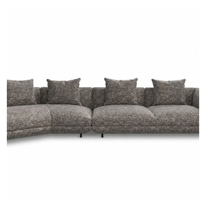 Conjunto de Sofá Seccional de Tela de Alta Gama Moderno, Tapizado en Forma de L con Chaise Longue para Sala de Estar - Product Image 4