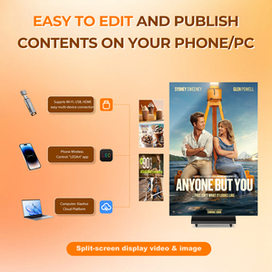 Écran publicitaire numérique LED pliable HD 3 volets P1.86, double face, avec flight case, pour affichage <span class=keywords><strong>commercial</strong></span> intérieur - Product Image 5