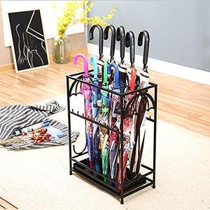 European Eco-Friendly Iron Single Tier Non-Folding Floor Type <b>Umbrella</b> <b>Stand</b> Storage Rack for Hotel Lobby and Household Use - Product Image 2