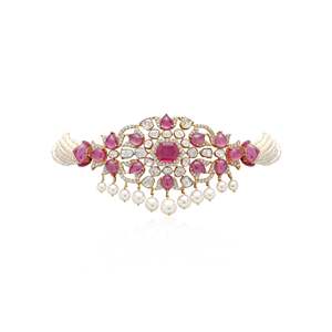Collier Regalia en or 18 carats et rubis - Product Image 1