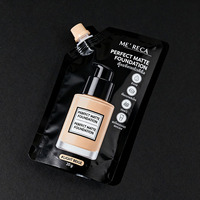 Mini poche de bec de fond de teint Portable 3ml 10g 100ml 500ml sac de liquide pour les soins de la peau et le sac d'emballage d'échantillon de perruque cosmétique