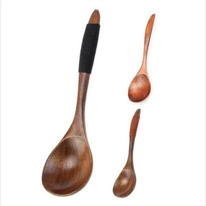 2024 meilleure vente de haute qualité biodégradable de qualité alimentaire cuisine servant des cuillères en bambou ensembles de couverts jetables pour le voyage - Product Image 3