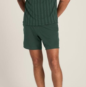 กางเกงขาสั้นเล่นเทนนิสแบบลำลองของผู้ชายผ้าแคนวาสระบายอากาศได้อย่างรวดเร็วมีโลโก้ด้านหน้าตัวเลือกกระเป๋าเอวยางยืดออกแบบสีได้ตามต้องการ - Product Image 6