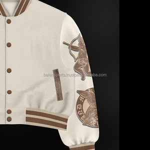 Patches personnalisés de qualité Baseball Letterman Hommes Varsity Jacket Logo de broderie personnalisé OEM Varsity Jacket pour homme - Product Image 3