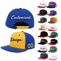 Gorra Snapback Vintage Ajustable con Bordado 3D Estilo Hip Hop, Gorra Personalizada para Hombre de Perfil Medio y 6 Paneles