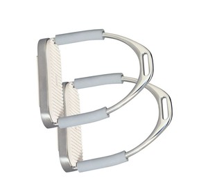Recién llegado, estribos para montar a caballo, empuñadura de seguridad ajustable de acero inoxidable, ligero, duradero, suministro de fábrica OEM - Product Image 2