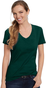 เสื้อยืดลำลองของผู้หญิงสีทึบออกแบบได้ตามต้องการ - Product Image 5