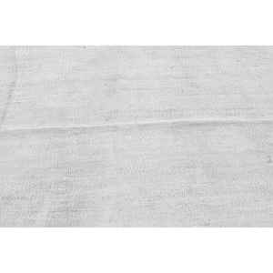 Alfombra Turca, Alfombra Vintage de 5.2x6.4 pies, Alfombra de Lana Blanca Gris con Plantas y Árboles - Product Image 5