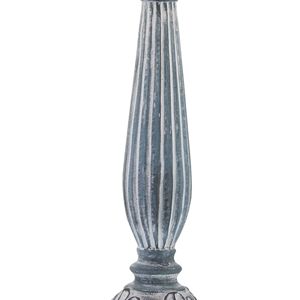 Juego de 2 lámparas de mesa modernas hechas a mano de 27,5 "con pantallas de campana de lino Base de metal y grabados florales Lámparas de buffet tradicionales - Product Image 4