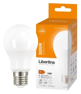Lámpara LED estándar Libertina E27 18W 3000K 1820Lm (GSC 600010001) - Product Image 1