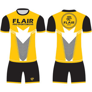 Maillot de football pour enfants au design rétro personnalisé, qualité supérieure, 100% polyester, confortable, respirant, ensembles courts, nom OEM, national - Product Image 5