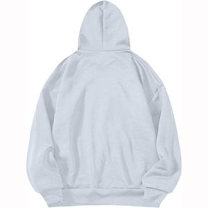 Sudadera con capucha informal para mujer al por mayor ODM/OEM, ropa de calle de peso pesado personalizada, sudaderas con capucha transpirables antipilling para mujer - Product Image 6
