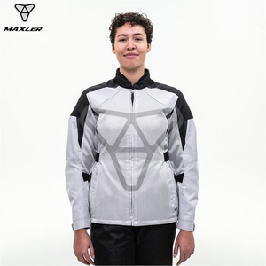 Veste de moto personnalisée avec logo imprimé, coupe-vent, imperméable, fermeture éclair intégrale, protection intégrale du corps - Product Image 2