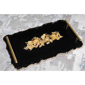 Plateau décoratif en résine de haute qualité, rectangulaire, disponible en plusieurs couleurs, pour la décoration intérieure - Product Image 1