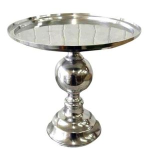 Support à gâteau de luxe à 2 niveaux en métal argenté martelé, plateau décoratif pour le thé de l'après-midi et les cupcakes, idéal pour les mariages, les fêtes et les événements hôteliers - Product Image 4