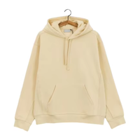 Hoodie Pria 100% Katun Kustom Berkualitas Tinggi, Tebal, Tahan Air, Model Streetwear Musim Dingin, Dapat Disesuaikan dengan Cetak Logo Grafis
