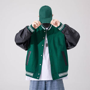 Chaqueta universitaria con letras de béisbol hecha a medida para hombre, chaqueta universitaria de lona de diseño único de lana de la mejor calidad MOQ bajo para jóvenes - Product Image 2