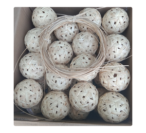 Proveedor vietnamita de bolas de ratán para compradores internacionales de decoración y artesanía - Product Image 1