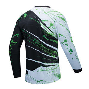 Vêtements de vélo, ensemble de maillot de motocross par sublimation, manches longues, chemise de vélo à séchage rapide, équipement de course de haute qualité, vêtements de conduite tout-terrain - Product Image 6