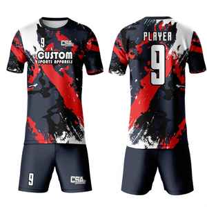 Vente en gros de transfert de chaleur, uniformes de football pour jeunes, ensemble de maillots de football sublimés personnalisés de haute qualité, maillots de football pour hommes - Product Image 1