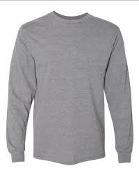 T-shirt à manches longues en twill pour homme, 100% coton, doux, confortable, décontracté, respirant, écologique, coupe classique - Product Image 3