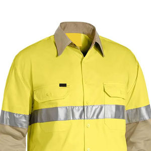Work Wear <b>Safety</b> <b>Clothing</b> Construction Uniform Long Sleeve Polyester Fluorescent Hi Vis Reflective Road <b>Safety</b> Polo Shirt Unisex - Product Image 3