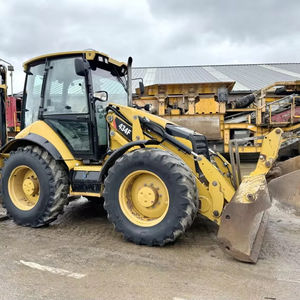 Caterpillar 434F bekas pemuat roda semua roda Steer 4 bucket + Fork mesin pompa Motor bantalan roda gigi PLC Core termasuk - Product Image 1