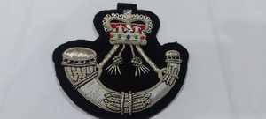 Étiquettes de vêtement en polyester durables élégantes de qualité supérieure brodées à la main emblèmes britanniques patchs fil métallique tissé Wok Badges tissé de qualité supérieure - Product Image 2