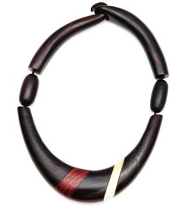 ARTIST-Collar de cuerno de buey de búfalo para mujer y niña, joyería de hueso pulido, diseño natural, regalos de boda - Product Image 1