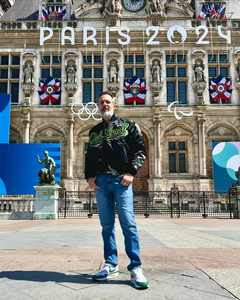 <b>Men's</b> Classic Satin <b>Bomber</b> <b>Jacket</b> with Stand Collar and Ribbed Trim Winter Season Shiny Finish for Streetwear - Product Image 2