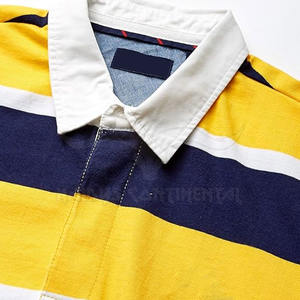 Camiseta de rugby personalizada de alta calidad para hombres, ropa deportiva fabricada en fábrica para adultos, talla grande, transpirable, de punto, Color personalizado - Product Image 2