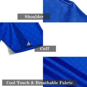 Polo de Golf de Último Diseño con Secado Rápido, Absorción de Humedad, Manga Corta, Estampado, Cuello con Botones y Logotipo Personalizado - Product Image 4