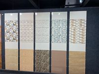 Azulejos de Pared de Cerámica 300x600mm Diseño Moderno Certificado ISO9001 Resistentes al Desgaste para Edificios de Oficinas Calidad de Primera India