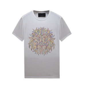 T-shirts à manches longues unisexe en coton épais et épais avec double couche de strass pour hommes - Product Image 4