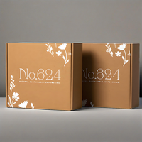 Boîte d'expédition en carton ondulé brun kraft 30 cm personnalisée biodégradable écologique imperméable en carton rigide sérigraphié éponge