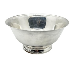 Bol à glace rond en métal de luxe avec base finition argentée pour les refroidisseurs de bière champagne vin rouge dans les bars et restaurants fêtes - Product Image 6