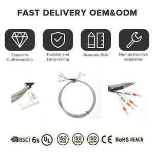 IP67/IP68 방수 PTFE PVC 100mm RJ45/M12 커넥터 케이블 로봇 네트워크 및 센서 시스템 통합용 배선 하네스 - Product Image 4