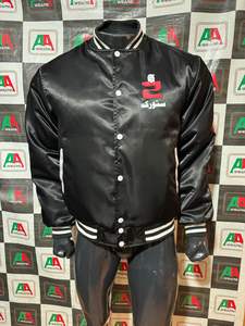 Veste d'hiver lourde manches en laine grandes tailles Pakistan Letterman broderie côtes bouton en acier respirant peau de vache de mouton - Product Image 4