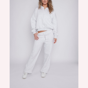 Velvet Rhinestone Hoodie Sweatpants Set Womens Tracksuit Wholesale - Product Image 2