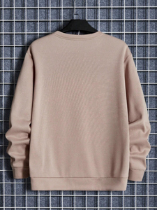 Sweat-shirt à capuche en molleton 100% coton, col rond, hiver, surdimensionné, 3D gaufré, uni, teint, écologique, sweat-shirt personnalisé pour homme - Product Image 4