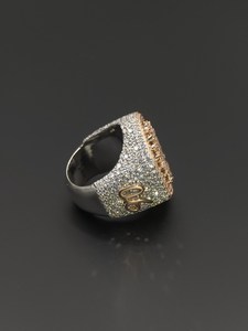 Luxury Men's VVS Moissanite Diamond <b>Iced</b> Out 925 Sterling Silver Rhodium Plated Hip Hop Everyday Wear <b>Ring</b> - Product Image 3