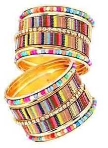 Nueva llegada de joyería de moda, pulseras con dijes hechas con resina jaspeada y latón con combinación multicolor para niña - Product Image 4