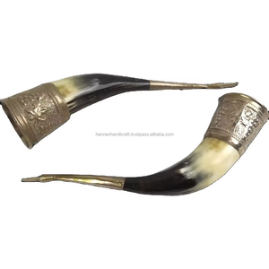 Corne à boire naturelle, écologique, biologique, polie, pour animaux, souvenir d'amour, haute qualité - Product Image 1