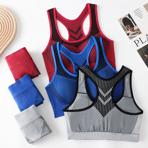 . Soutien-gorge de sport pour femme Léger Respirant Soutien Confortable Conception sans couture Parfait pour l'entraînement physique et le yoga - Product Image 2