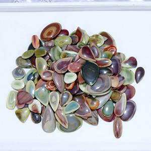 Cabujón de jaspe imperial natural, piedras preciosas de cuarzo de forma y tamaño mixtos sueltas para la fabricación de joyas - Product Image 4