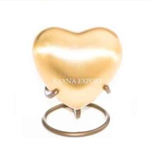 Urna en forma de corazón con acabado de peltre para una pequeña cantidad de unidad de mantenimiento de consulta para uso funerario y entierro a un precio asequible - Product Image 6